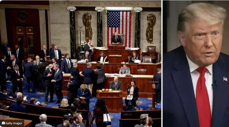 Trump surprised during impeachment vote