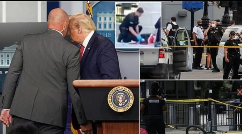Trump escorted to safety after White House gunfire