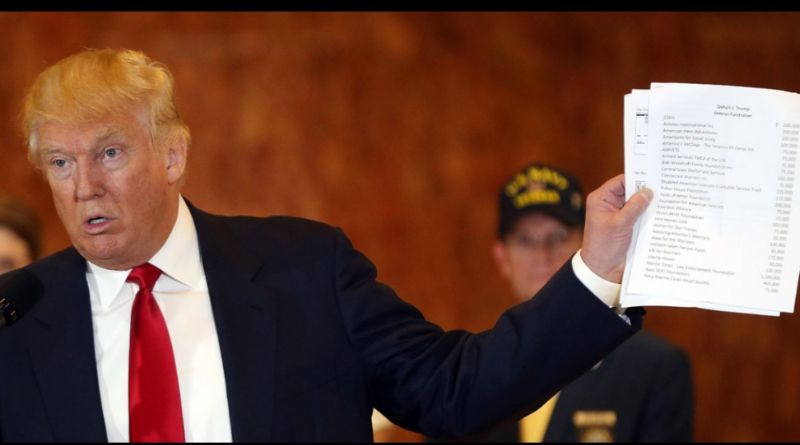 Trump boss move holding document meme