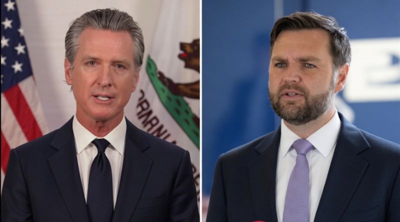 Gavin Newsom Facing Fury After Comment About Vance’s Children