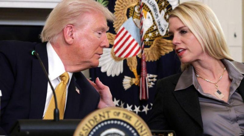 Trump and Pam Bondi in tense meeting