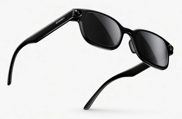 sleek black sunglasses modern design and style