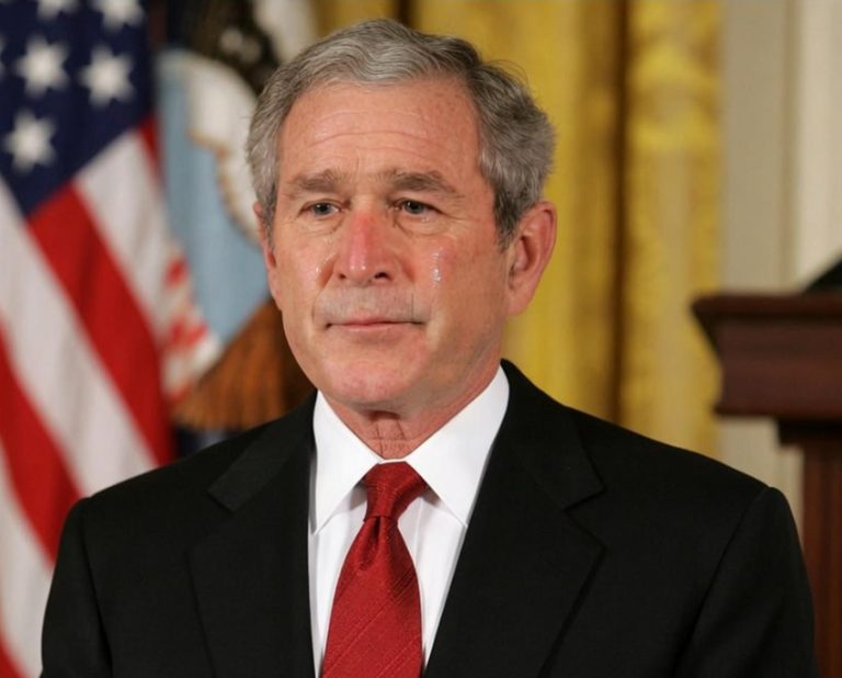 Breaking News: George Bush just 20 minutes ago