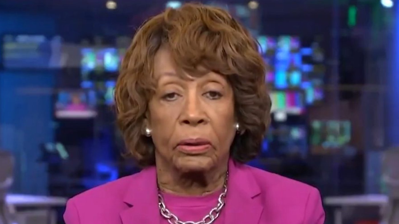 Maxine Waters TV interview image