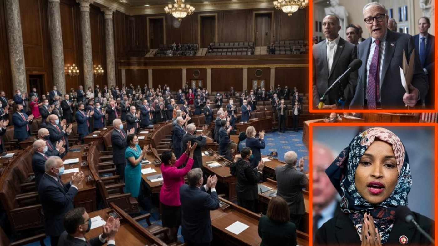 Democrats applaud in House chamber California race