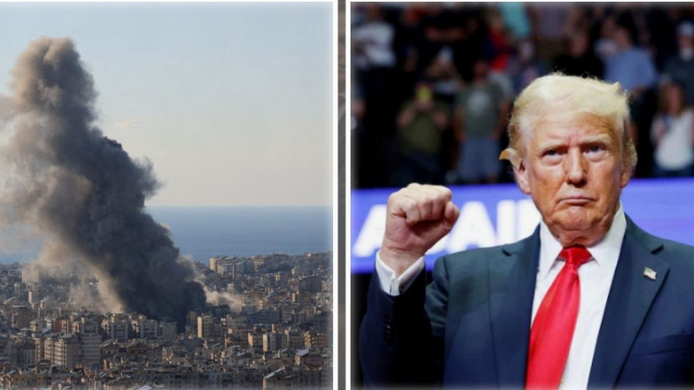 "Trump warns Iran as explosion hits city skyline"