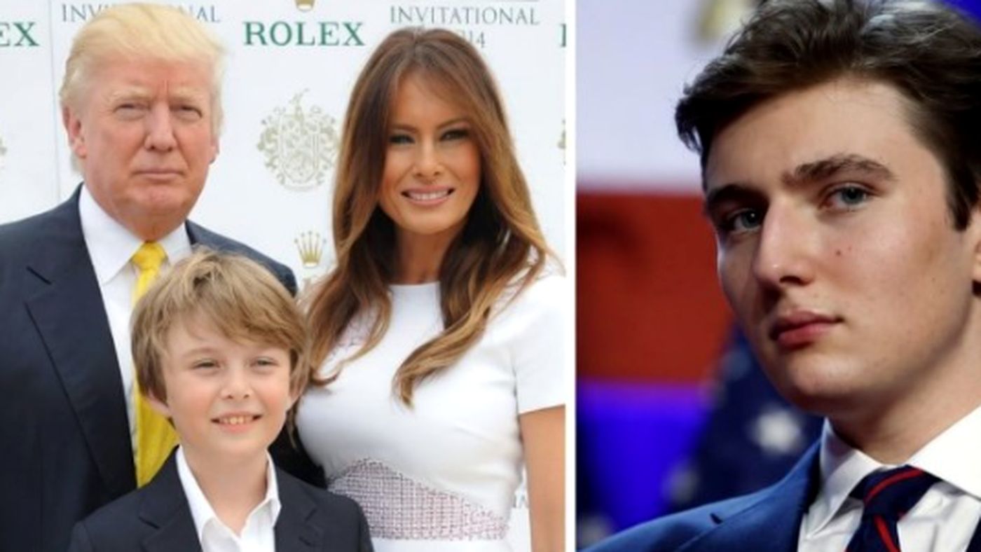 ✅ Donald Trump with Barron Trump and family