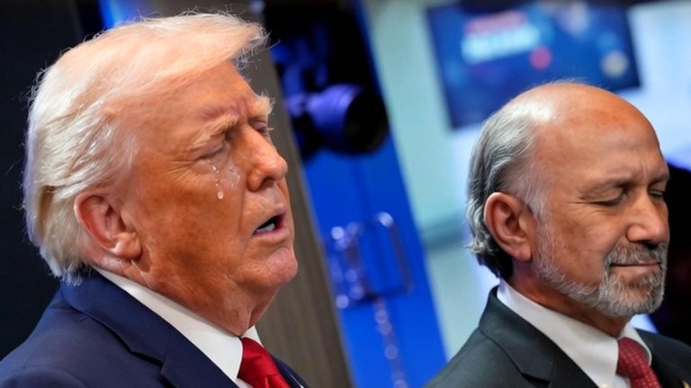 donald Trump visibly emotional during a significant moment