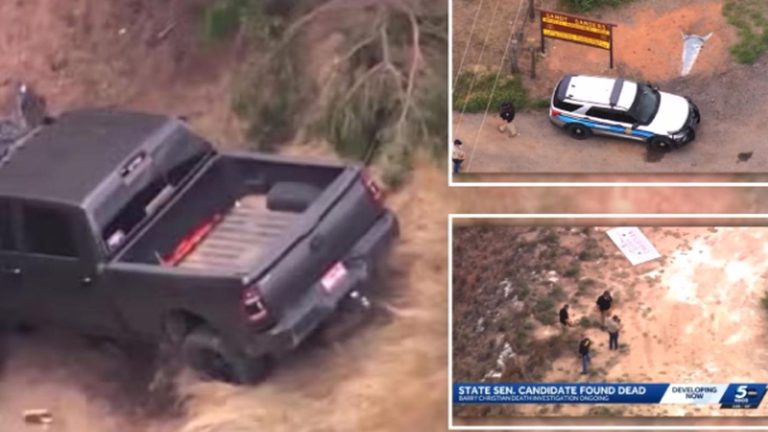 Barry Christian truck crash death scene