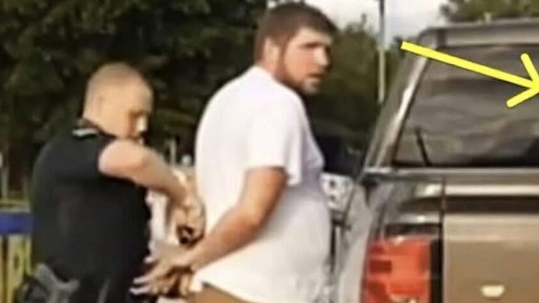 Man arrested over derogatory bumper sticker on truck