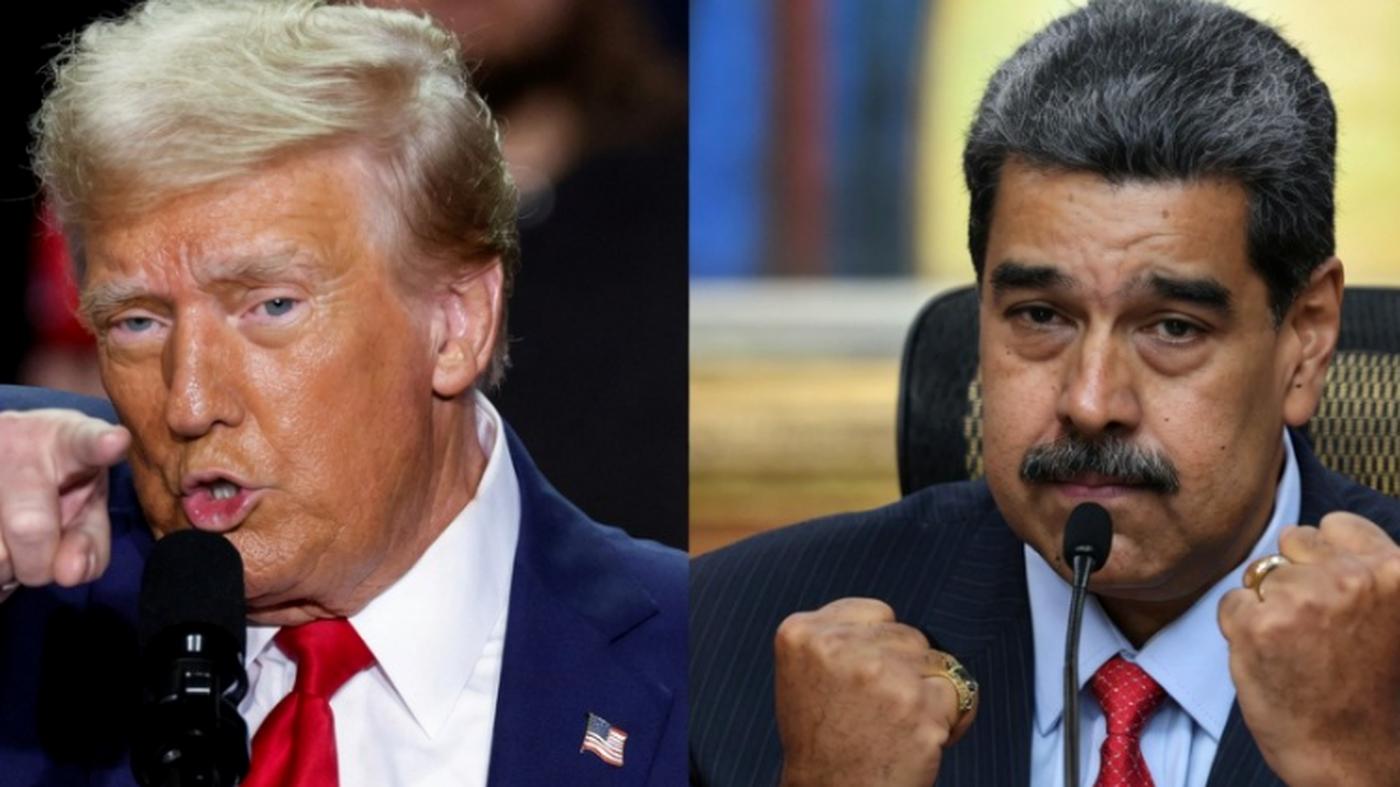Trump and Maduro intense political confrontation