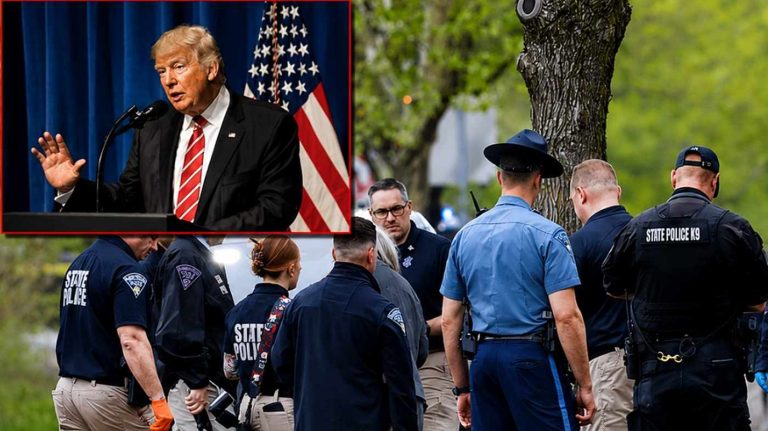 Trump reacts to bad situation police scene