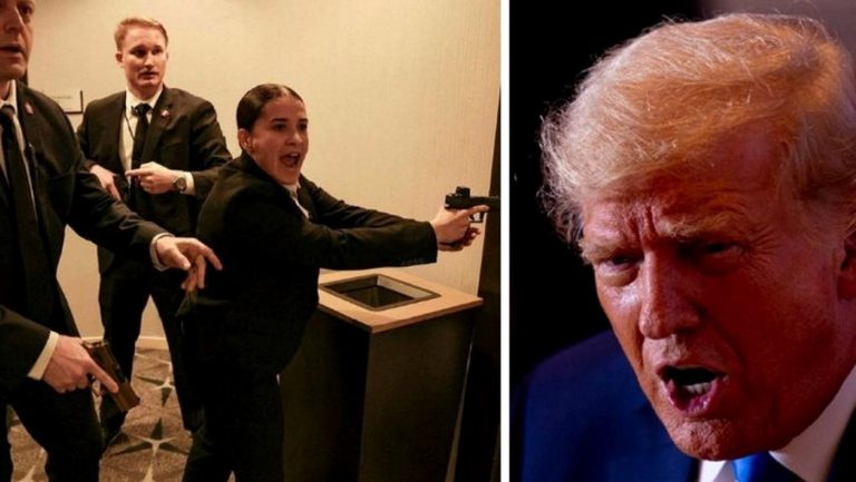 Trump assassination attempt - Shots fired scene