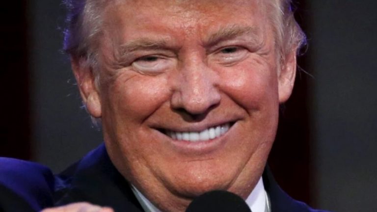 Trump smiling pointing “Just Got His Revenge”