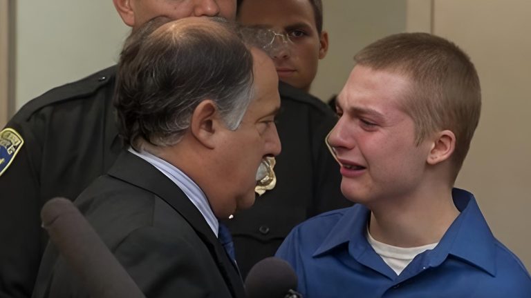 High profile courtroom sentencing emotional verdict.