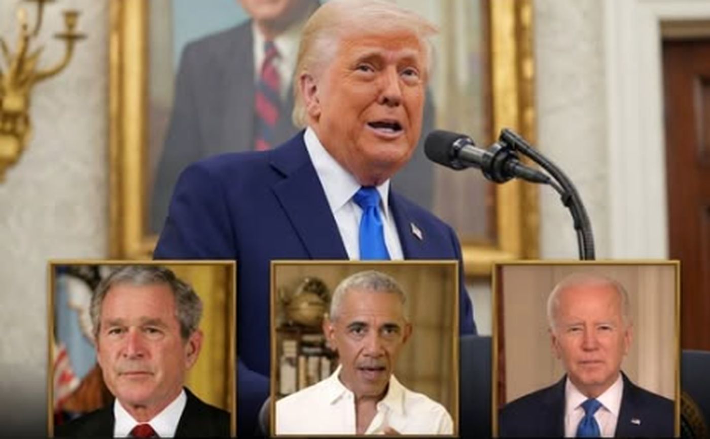 Donald Trump breaking news president comparison.