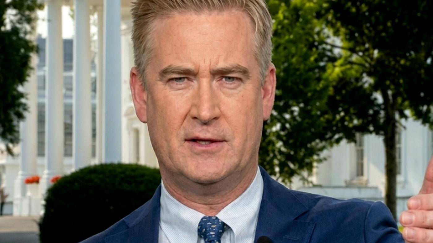 Peter Doocy White House live broadcast graphic.