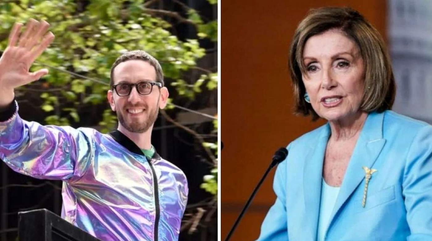 Nancy Pelosi and Scott Wiener election graphic.