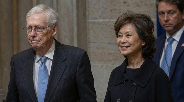 McConnell’s Wife Makes Bizarre Overseas Trip While He’s Hospitalized
