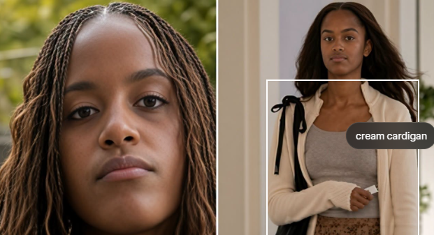 30 Minutes ago in Los Angeles , Malia Obama was confirmed as