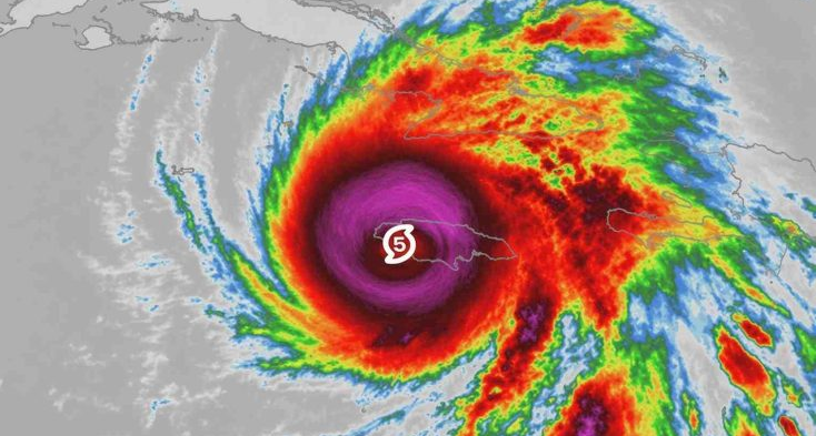 BREAKING NEWS Large Hurricane MELISSA CATEGORY 5 forming…