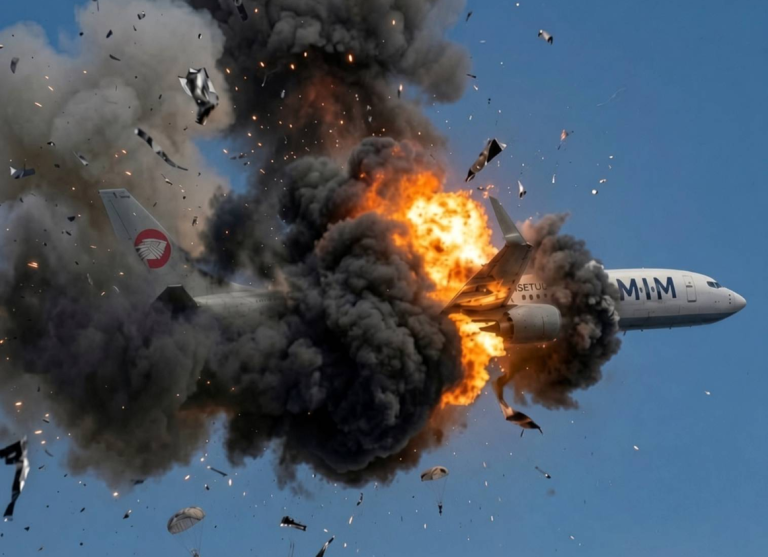 RIGHT NOW , PLANE WITH MORE THAN 244 ONBOARD JUST CRASH
