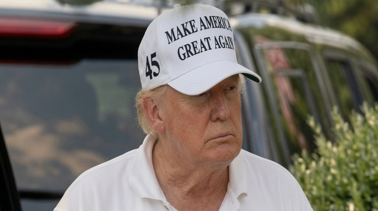 Late-Night Sighting: Trump Spotted With Mysterious Item