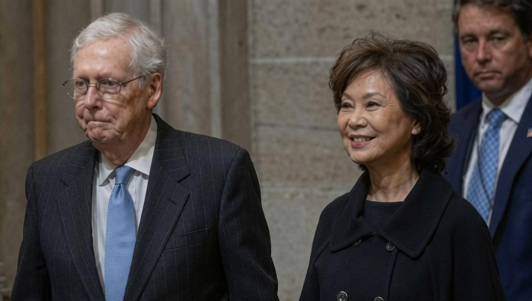 McConnell’s Wife Makes Bizarre Overseas Trip While He’s Hospitalized