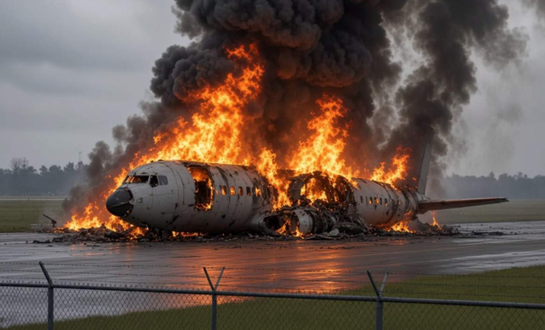 Passenger Plane with 244 People Crashes in Devastating Air Disaster