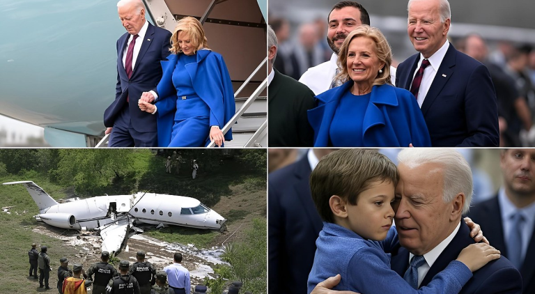 🚨  Fox News” Former US President Joe Biden, wife and grand son, perish in plane crash, few minutes ago, along the Canadia