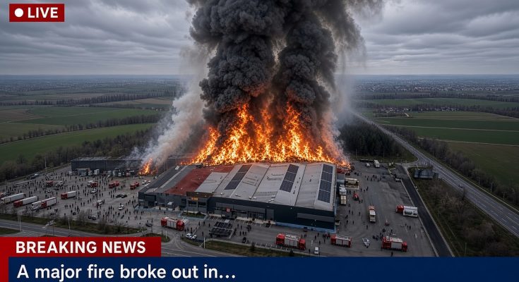 BREAKING NEWS: A major fire broke out in….