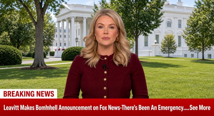 BREAKING NEWS!! ❤️Leavitt Returns to Blast ‘Deranged’ Algae Protesters at Reflecting Pool