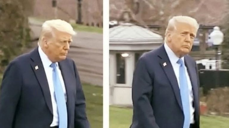 A Photo of Trump Walking Toward Marine One Caught Attention After Viewers Noticed a Small Detail@!