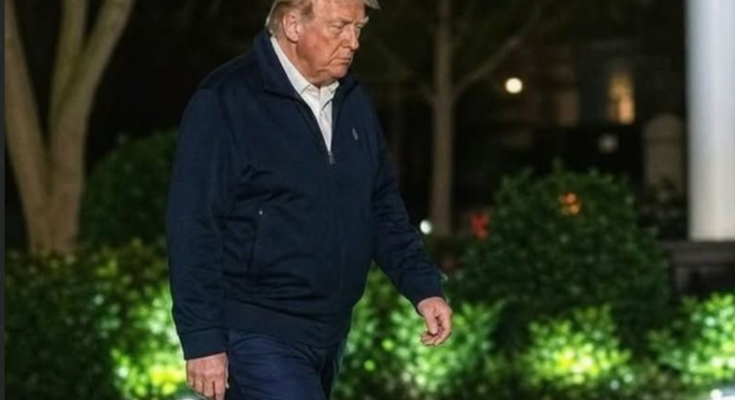 Trump Spotted With Mystery Figure – Crowd Stunned